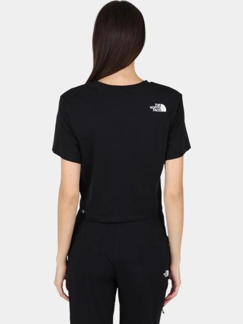 crop top pt. femei The North Face W S/S Easy Relaxed Cropped Tee negru 4