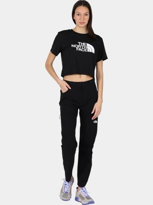 crop top pt. femei The North Face W S/S Easy Relaxed Cropped Tee negru 5
