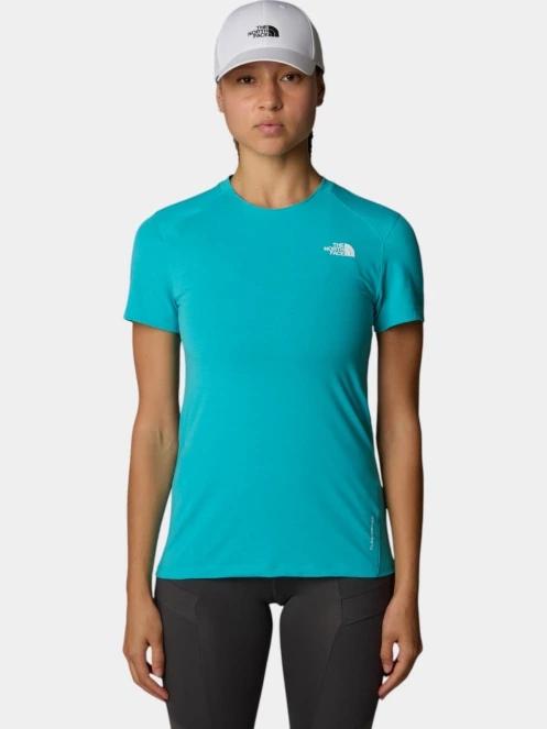 tricou pentru sport, cu maneci scurte pt. femei The North Face W Lightning Alpine S/S albastru 2