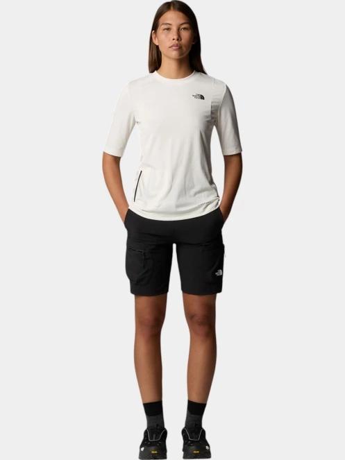 tricou pentru sport, cu maneci scurte pt. femei The North Face W S/S Lightrange Tee alb 4