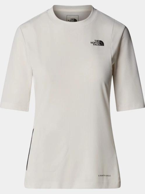 tricou pentru sport, cu maneci scurte pt. femei The North Face W S/S Lightrange Tee alb 5