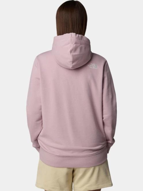 pulover cu gluga pt. femei The North Face W Drew Peak Light Hoodie roz 3