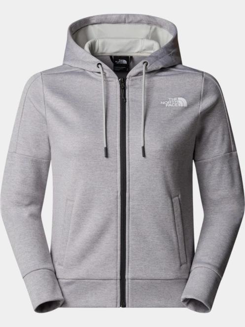 pulover cu gluga pt. femei The North Face W Reaxion Fleece F/Z Hoodie gri 6