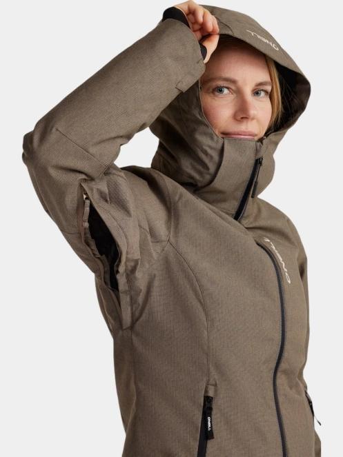 geaca de schi pt. femei O'Neill Stuvite Snow Jacket (Melange) oliv 5
