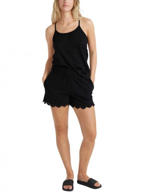 pantaloni scurti pt. femei O'Neill Essentials Ava Smocked Shorts negru 4
