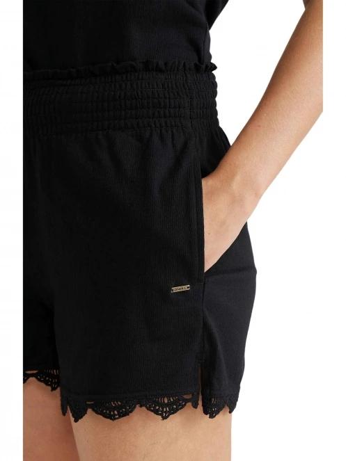 pantaloni scurti pt. femei O'Neill Essentials Ava Smocked Shorts negru 5