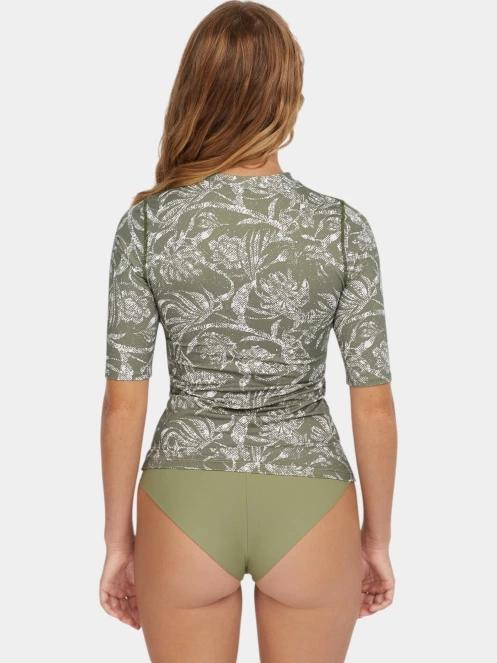 lycra cu maneci scurte pt. femei O'Neill Essentials Skin S/SLV verde 4