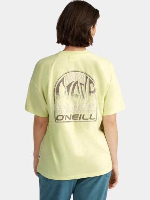 tricou cu maneci scurte pt. femei O'Neill O'Neill TRVLR Sereis Back Graphic T-Shirt verde 3