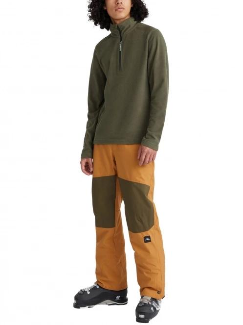 pulover polar pt. barbati O'Neill Jack's HZ Fleece oliv 5