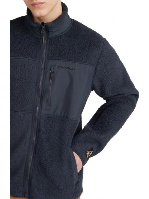 pulover polar pt. barbati O'Neill Sherpa FZ Fleece negru 6
