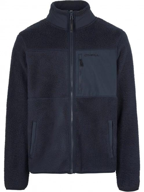 pulover polar pt. barbati O'Neill Sherpa FZ Fleece negru 7