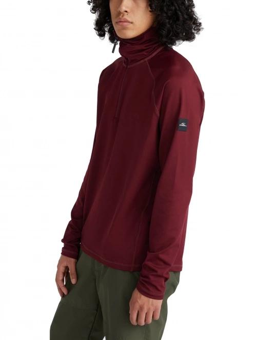 pulover polar pt. barbati O'Neill Clime Fleece rosu 3