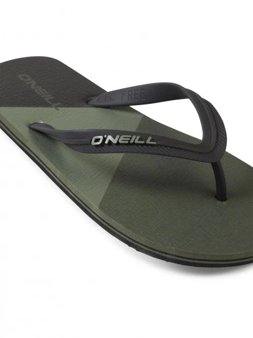 papuci flip flop pt. barbati O'Neill Profile Color Block Sandals oliv 3