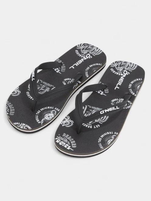 papuci flip flop pt. barbati O'Neill Profile Graphic Sandals negru 2