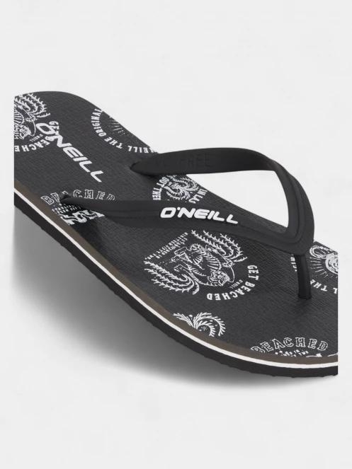 papuci flip flop pt. barbati O'Neill Profile Graphic Sandals negru 3