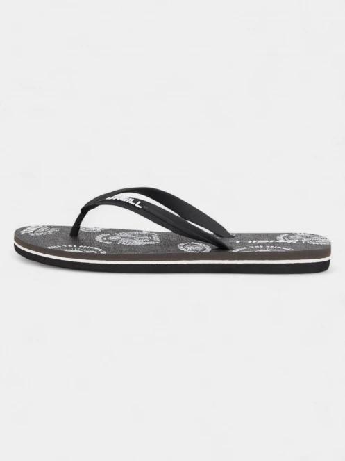 papuci flip flop pt. barbati O'Neill Profile Graphic Sandals negru 4