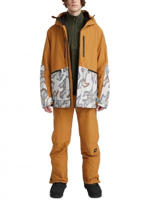 geaca de schi pt. barbati O'Neill Texture Jacket maro 5