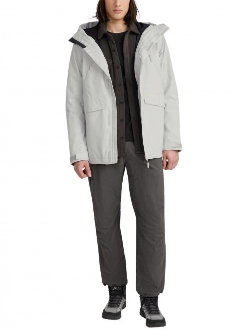 geaca de schi pt. barbati O'Neill O'Neill Trvlr Series Textured Jacket gri 4