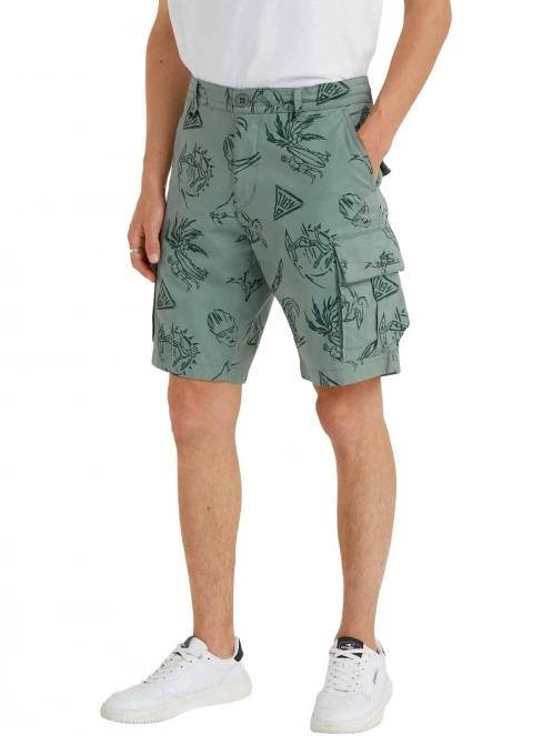 pantaloni scurti cu buzunare laterale pt. barbati O'Neill Essentials Cargo Shorts verde 2