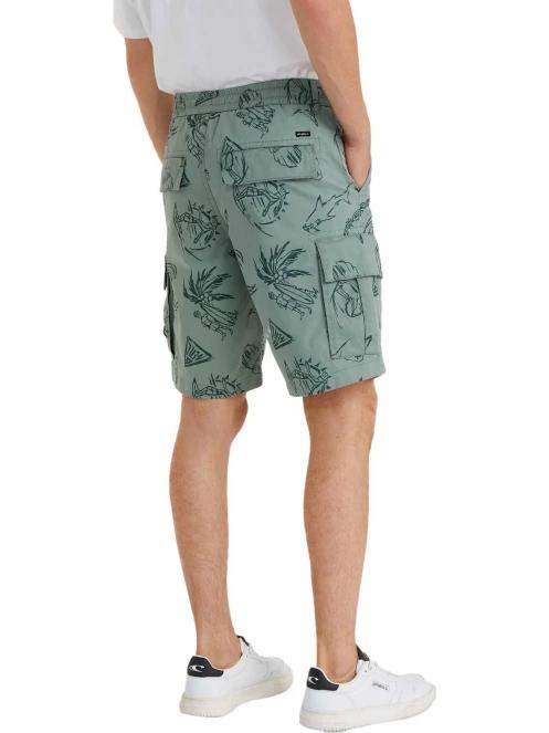 pantaloni scurti cu buzunare laterale pt. barbati O'Neill Essentials Cargo Shorts verde 3