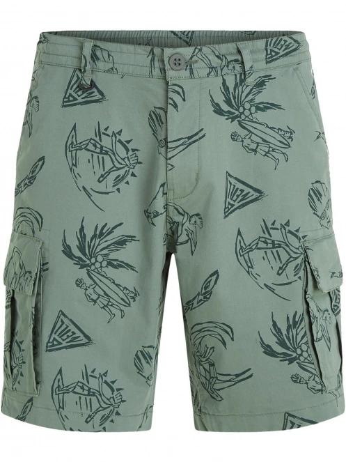 pantaloni scurti cu buzunare laterale pt. barbati O'Neill Essentials Cargo Shorts verde 6