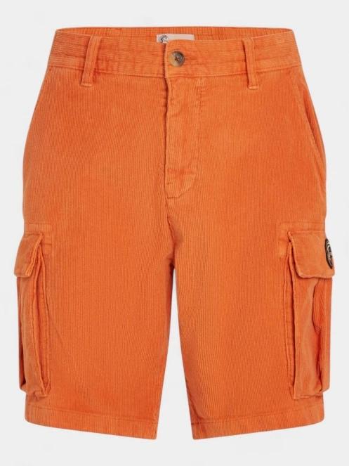 pantaloni scurti cu buzunare laterale pt. barbati O'Neill O'Riginals Cord Cargo Shorts portocaliu 6