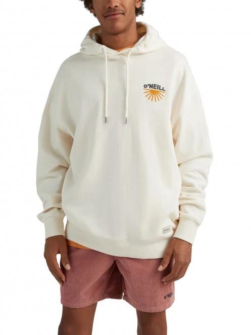 pulover cu gluga pt. barbati O'Neill Camorro Hoodie alb 2