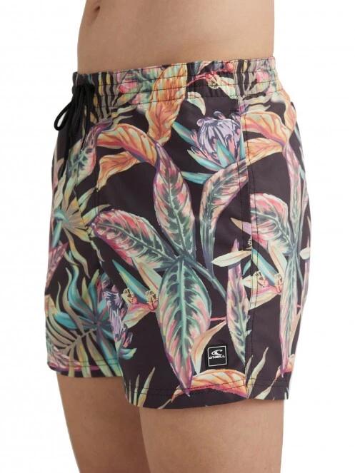 sorturi de baie pentru barbati pt. barbati O'Neill Cali Print 15'' Swim Shorts negru 4