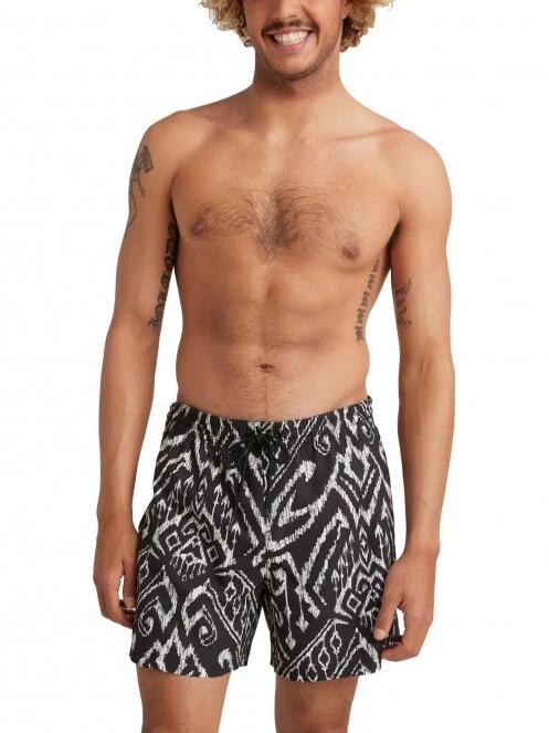 sorturi de baie pentru barbati pt. barbati O'Neill Cali Print 15'' Swim Shorts negru 2
