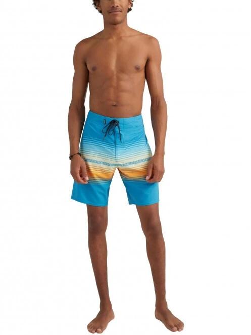 sorturi de baie pentru barbati pt. barbati O'Neill Heat Stripe Line 19'' Boardshorts albastru 4