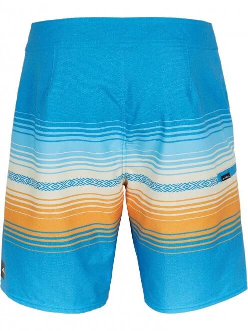 sorturi de baie pentru barbati pt. barbati O'Neill Heat Stripe Line 19'' Boardshorts albastru 7