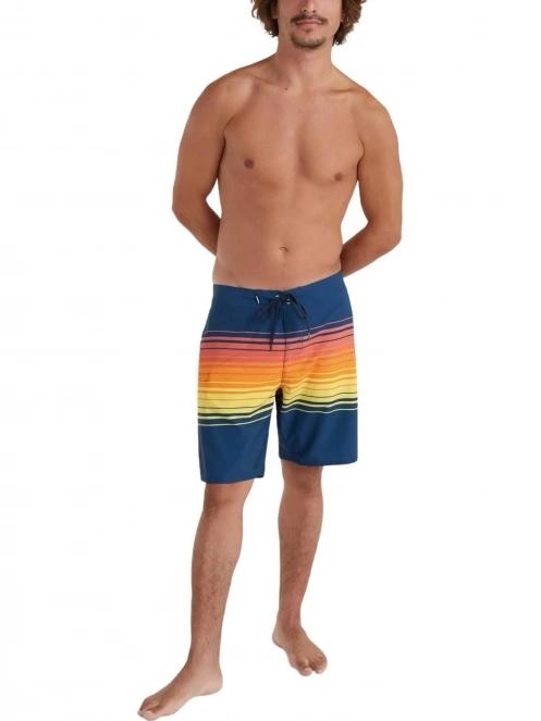 boardshort pt. barbati O'Neill Hyperfreak Heat Stripe Line 19'' Boardshorts albastru inchis 4