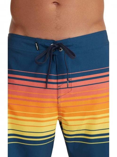 boardshort pt. barbati O'Neill Hyperfreak Heat Stripe Line 19'' Boardshorts albastru inchis 5