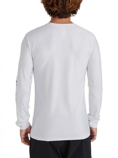 lycra cu maneci lungi pt. barbati O'Neill Essentials L/Slv Skins alb 3