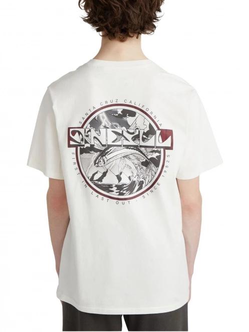 tricou cu maneci scurte pt. barbati O'Neill Aguazul T-Shirt alb 3