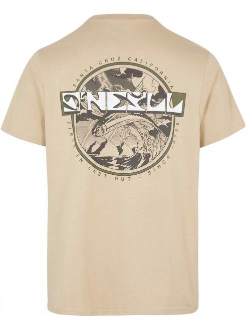tricou cu maneci scurte pt. barbati O'Neill Aguazul T-Shirt nisip 7
