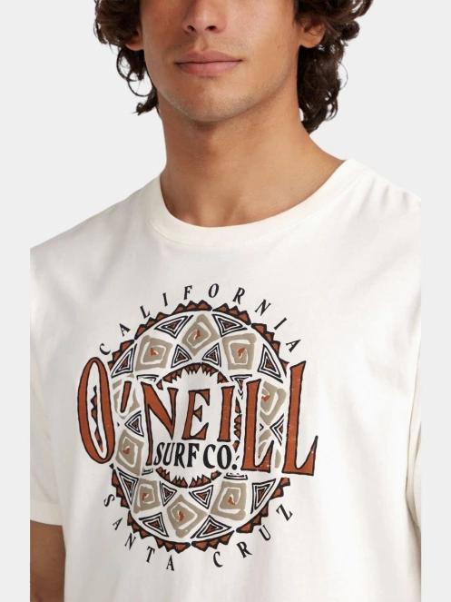 tricou cu maneci scurte pt. barbati O'Neill O'Neill TRVLR Series Ikat Graphic T-Shirt alb 4