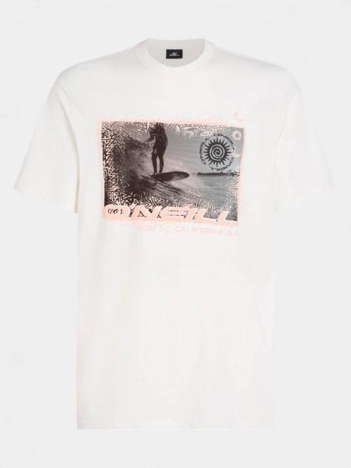 tricou cu maneci scurte pt. barbati O'Neill O'Neill Photo Print T-Shirt alb 6