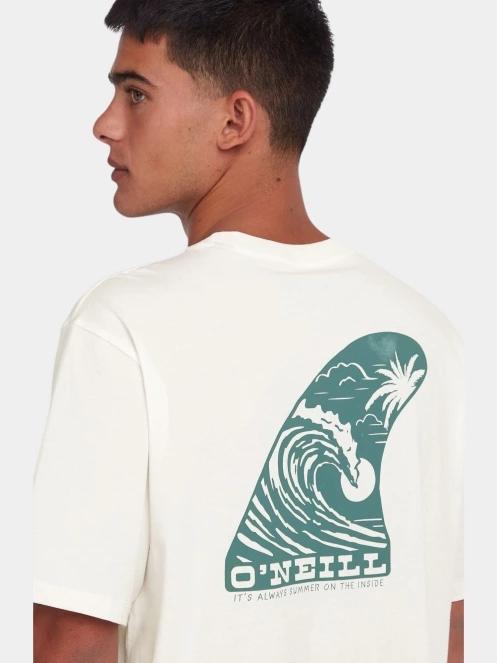 tricou cu maneci scurte pt. barbati O'Neill Global T-Shirt alb 7