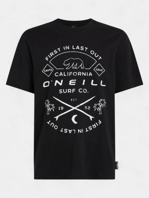 tricou cu maneci scurte pt. barbati O'Neill Jack O'Neill Muir T-Shirt negru 6