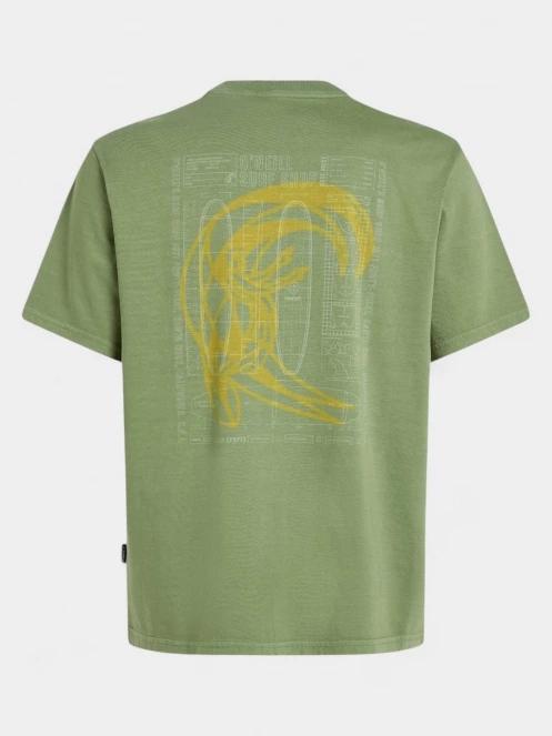 tricou cu maneci scurte pt. barbati O'Neill O'Riginals Morning Star T-Shirt verde 7