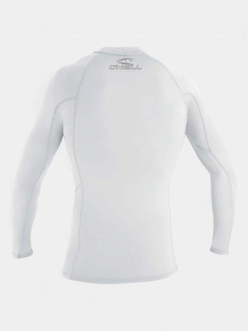 lycra cu maneci lungi pt. barbati O'Neill Basic Skins L/S Rash Guard alb 3