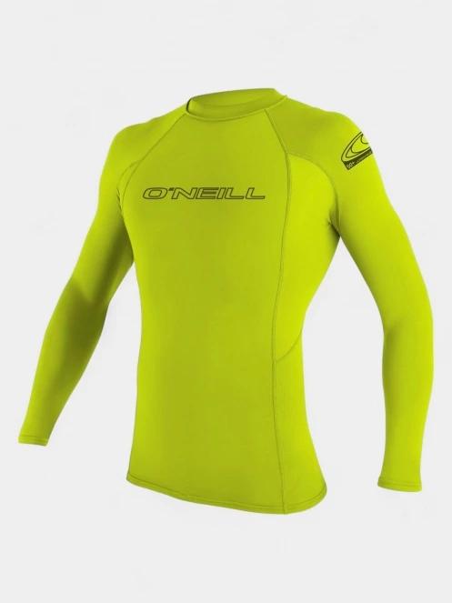 lycra cu maneci lungi pt. barbati O'Neill Basic Skins L/S Rash Guard verde 2