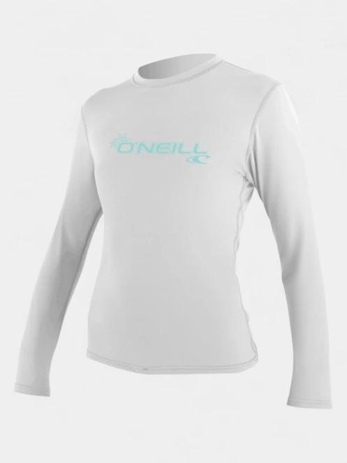 lycra cu maneci lungi pt. femei O'Neill WMS Basic Skins L/S Sun Shirt alb 2