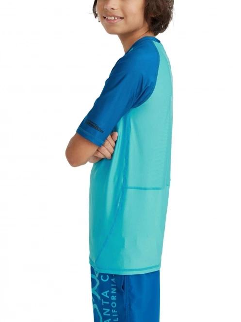 lycra cu maneci scurte O'Neill Essentials Cali S/Slv Skins albastru deschis 3