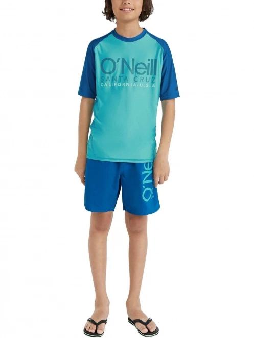 lycra cu maneci scurte O'Neill Essentials Cali S/Slv Skins albastru deschis 5