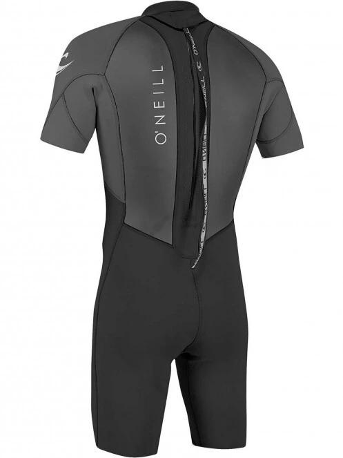 imbracaminte din neopren, cu maneci scurte pt. barbati O'Neill REACTOR-2 2MM BACK ZIP S/S SPRING negru 3