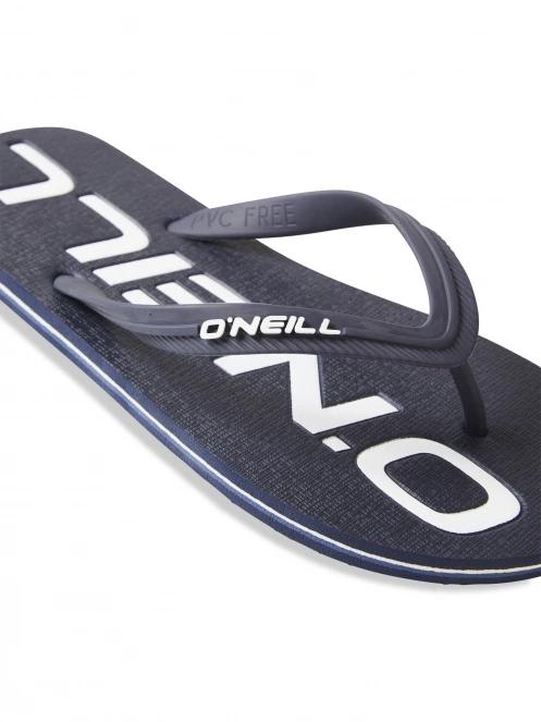 papuci flip flop pt. barbati O'Neill Profile Logo Sandals albastru inchis 4