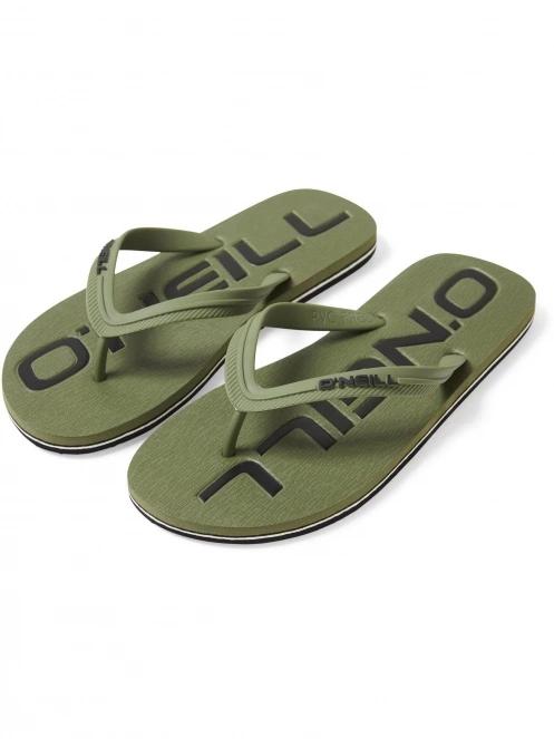 papuci flip flop pt. barbati O'Neill Profile Logo Sandals oliv 2