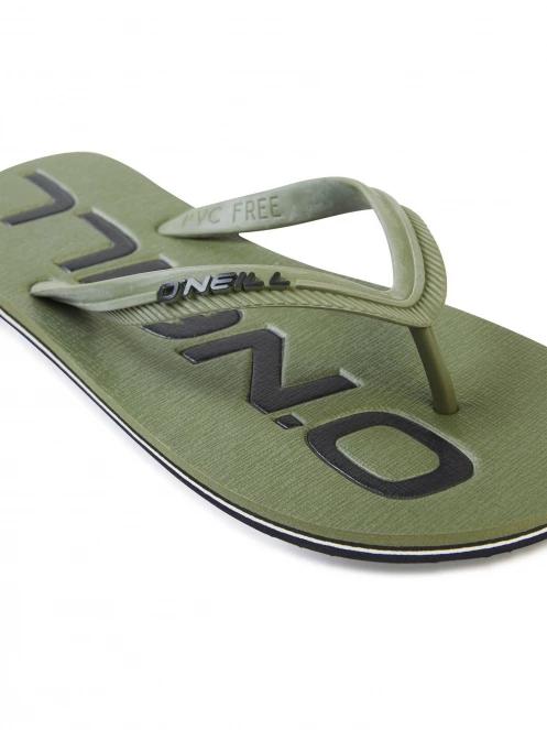 papuci flip flop pt. barbati O'Neill Profile Logo Sandals oliv 4